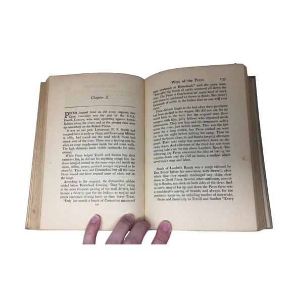 West of the Pecos by Zane Grey Hardcover Book - Picture 13 of 16